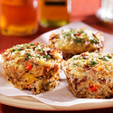 Cheesy Idaho Potato Hashbrown Muffins